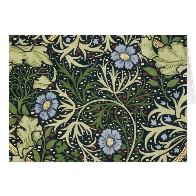 William Morris Seaweed Pattern Vintage Kunst (Vorderseite (Horizontal))