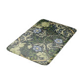 William Morris Seaweed Pattern Vintage Kunst Badematte (Schrägansicht)