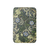 William Morris Seaweed Pattern Vintage Kunst Badematte (Vorderseite Vertikal)