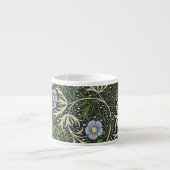 William Morris Seaweed Pattern Vintage Kunst Espressotasse (Vorderseite)