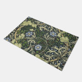 William Morris Seaweed Pattern Vintage Kunst Fußmatte (Schrägansicht)
