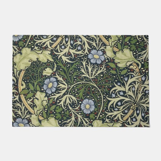 William Morris Seaweed Pattern Vintage Kunst Fußmatte (Vorderseite)