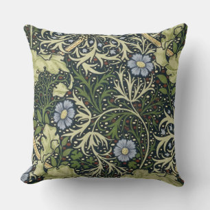 William Morris Seaweed Pattern Vintage Kunst Kissen