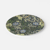 William Morris Seaweed Pattern Vintage Kunst Pappteller (Schrägansicht)