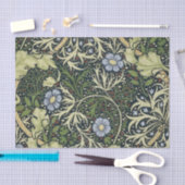 William Morris Seaweed Pattern Vintage Kunst Seidenpapier (Handwerk)