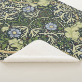 William Morris Seaweed Pattern Vintage Kunst Sherpadecke (3/4)