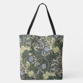William Morris Seaweed Pattern Vintage Kunst Tasche (Rückseite)