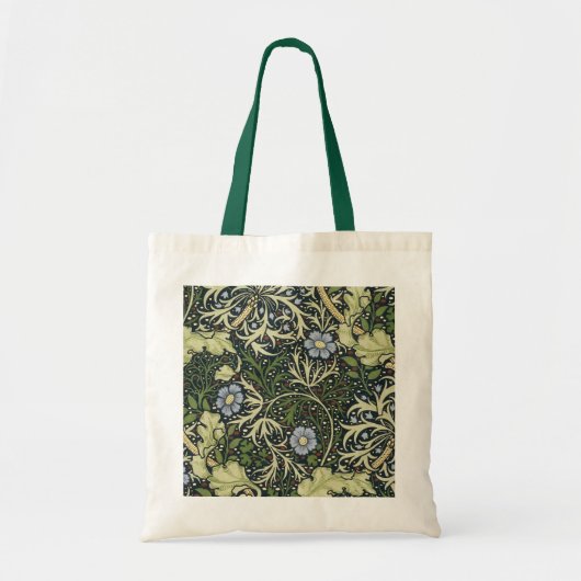William Morris Seaweed Pattern Vintage Kunst Tragetasche (Vorne)