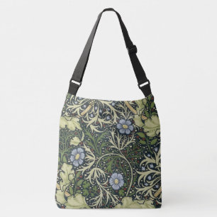 William Morris Seaweed Pattern Vintage Kunst Tragetaschen Mit Langen Trägern