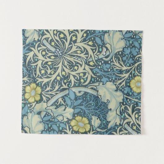 William Morris Seaweed Pattern Wandteppich (Vorderseite (Horizontal))
