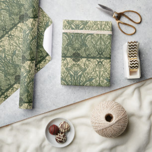 William Morris Seaweed Vintage Floral Art Nouveau Geschenkpapier