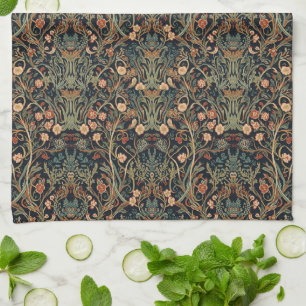 William Morris Seaweed Vintage Floral Art Nouveau Geschirrtuch