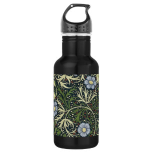 William Morris Seetang-Muster Blumenvintage Kunst Edelstahlflasche
