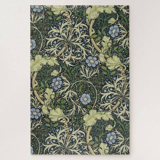 William Morris Seetang-Muster Florales Vintage-Kun Puzzle (Vertikal)