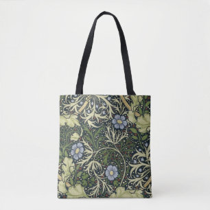 William Morris Seetang-Muster Florales Vintage-Kun Tasche