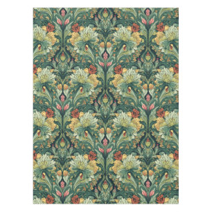 William Morris Seetang Vintage-Blumen Art Nouveau Tischdecke