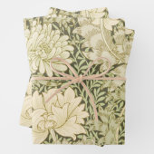 William Morris Set von 3 Wrapping Paper Geschenkpapier Set (Beispiel)