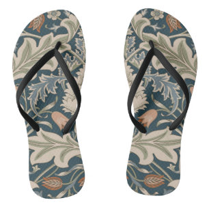 William Morris Severn Blumengarten Flower Classic Badesandalen
