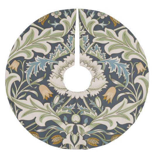 William Morris Severn Blumenmuster Klassiker Polyester Weihnachtsbaumdecke (Vorderseite)