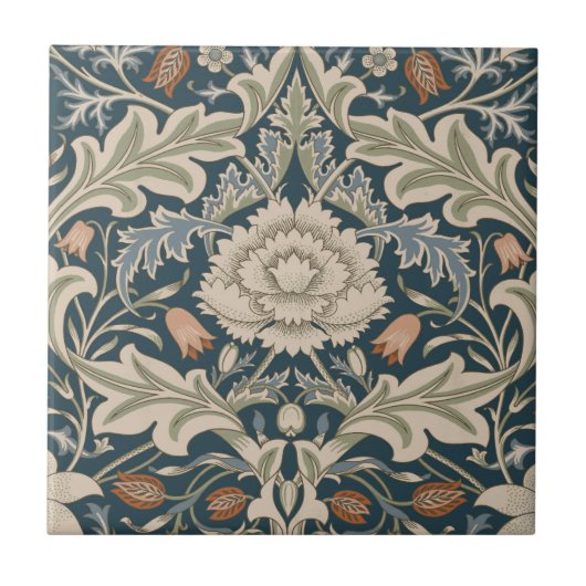 William Morris Severn Floral Garden Blume Classic Fliese (Vorderseite)