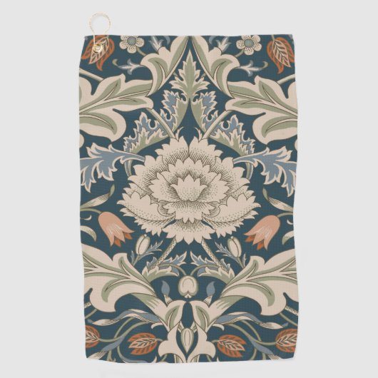 William Morris Severn Floral Garden Blume Classic Golfhandtuch (Vorderseite)