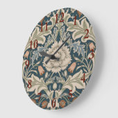 William Morris Severn Floral Garden Blume Classic Große Wanduhr (Winkel)