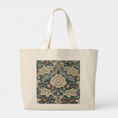 William Morris Severn Floral Garden Blume Classic Jumbo Stoffbeutel (Rückseite)