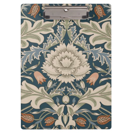 William Morris Severn Floral Garden Blume Classic Klemmbrett (Vorderseite)