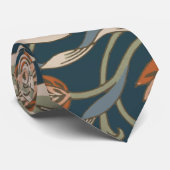 William Morris Severn Floral Garden Blume Classic Krawatte (Gerollt)