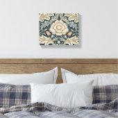 William Morris Severn Floral Garden Blume Classic Leinwanddruck (Insitu (Schlafzimmer))