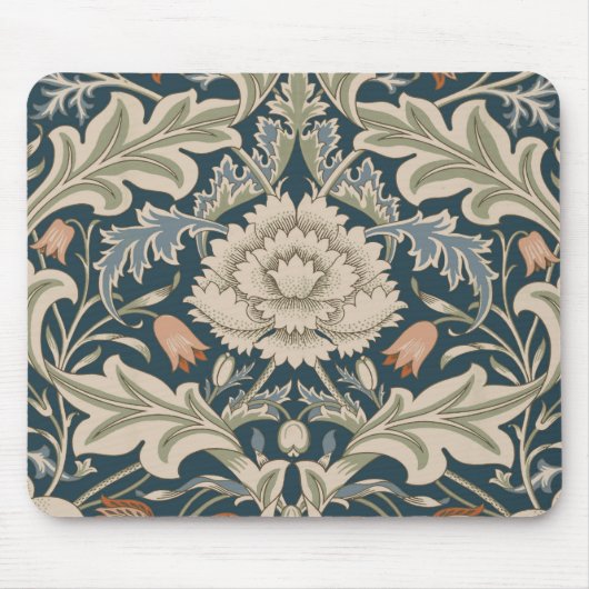 William Morris Severn Floral Garden Blume Classic Mousepad (Vorne)
