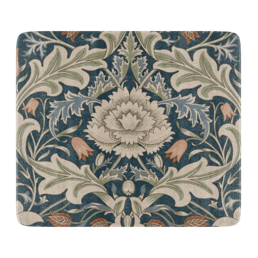 William Morris Severn Floral Garden Blume Classic Schneidebrett (Vorderseite)