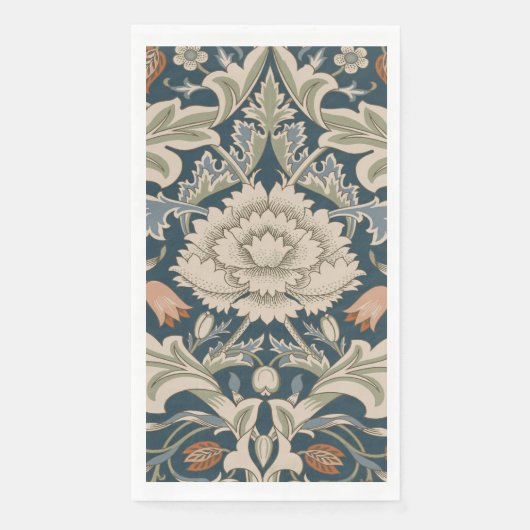 William Morris Severn Floral Garden Blume Classic Serviette (Vorderseite)