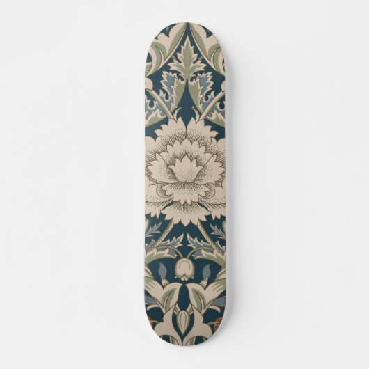 William Morris Severn Floral Garden Blume Classic Skateboard (Vorne)