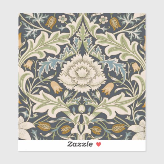 William Morris Severn Floral Pattern Classic Aufkleber (Blatt)