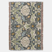 William Morris Severn Floral Pattern Classic Decke (Vorderseite Vertikal)