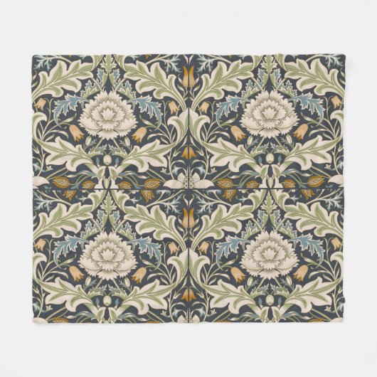 William Morris Severn Floral Pattern Classic Fleecedecke (Vorderseite (Horizontal))