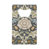 William Morris Severn Floral Pattern Classic Geldbeutel Flaschenöffner (Rückseite)