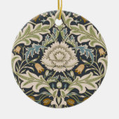 William Morris Severn Floral Pattern Classic Keramik Ornament (Vorne)