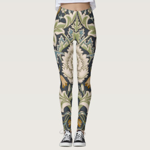 William Morris Severn Floral Pattern Classic Leggings