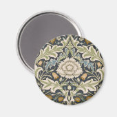 William Morris Severn Floral Pattern Classic Magnet (Vorderseite/Rückseite)