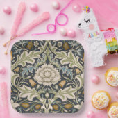 William Morris Severn Floral Pattern Classic Pappteller (Party)