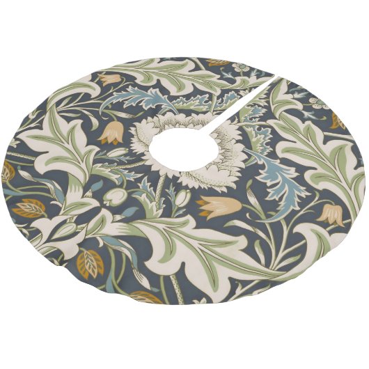 William Morris Severn Floral Pattern Classic Polyester Weihnachtsbaumdecke (Schrägansicht)