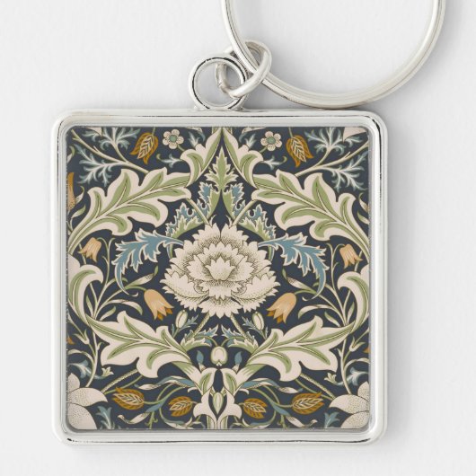 William Morris Severn Floral Pattern Classic Schlüsselanhänger (Vorne)
