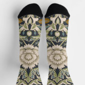 William Morris Severn Floral Pattern Classic Socken (Oben)