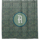 William Morris SHOWER CURTAIN CUSTOM INITIAL Duschvorhang (Vorderseite)