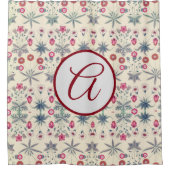 William Morris SHOWER CURTAIN WITH INITIAL Duschvorhang (Vorderseite)