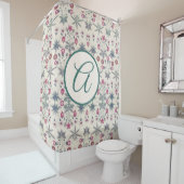 William Morris SHOWER CURTAIN WITH INITIAL Duschvorhang (Beispiel)