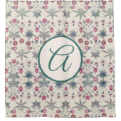 William Morris SHOWER CURTAIN WITH INITIAL Duschvorhang (Vorderseite)