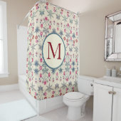 William Morris SHOWER CURTAIN WITH INITIAL Duschvorhang (Beispiel)